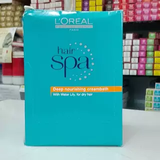 L'oreal Hair Spa Deep Nourishing Creambath 70 ml ลอรีอัล แฮร์สปา อบไอน้ำ I L'oreal 1 ซองแถม 1 ซอง