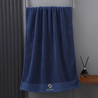 ผ้าเช็ดตัว Hilton Cotton 100% ขนาด 70x140 ซม. 80x160ซม. เนื้อผ้านุ่ม ไม่ผลัดขน ดูดซับน้ำได้ดี #Hilton Cotton