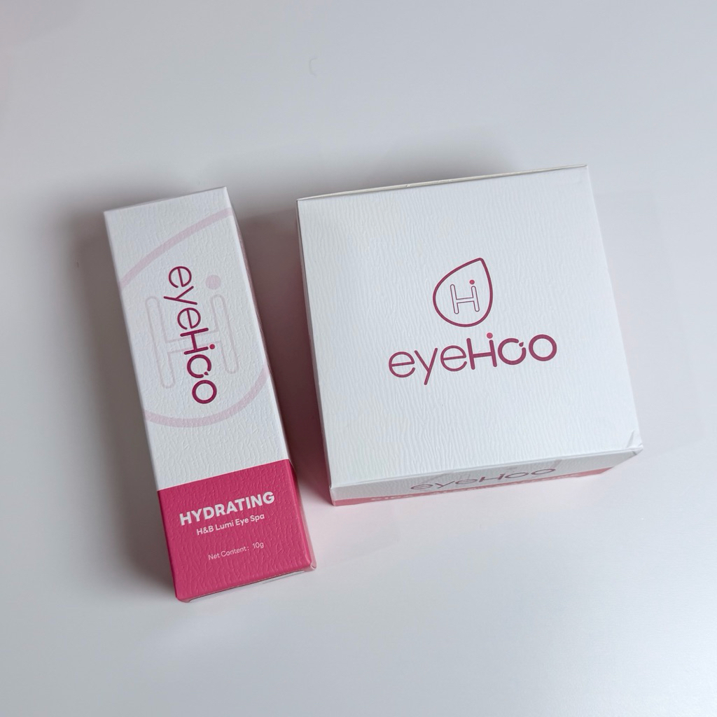 ส่งต่อ (ใหม่) eyehoo H&B Lumi Eye spa+eyehoo Cica Cooling Eye Mask ชุดดูแลผิวรอบดวงตา