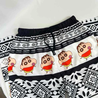 7-11 กางเกงช้าง กางเกงขายาว ลายชินจังน่ารัก Shinchan Thailand ขนาดฟรีไซส์ มี 2 แบบเลือกได้ (พร้อมส่งในไทย 🇹🇭)