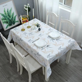 PEVA ผ้าปูโต๊ะ สี่เหลี่ยมผืนผ้า ผ้าปูโต๊ะแคมป์ปิ้ง （2 ขนาด:137x274cmสี่เหลี่ยมผืนผ้า/180x180cmสี่เหลี่ยมจัตุรัส）