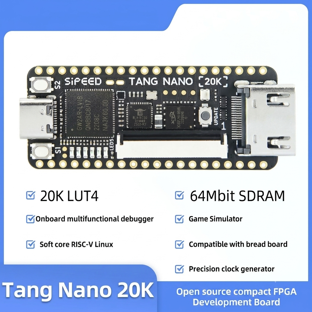 Sipeed Tang Nano 20K FPGA development board