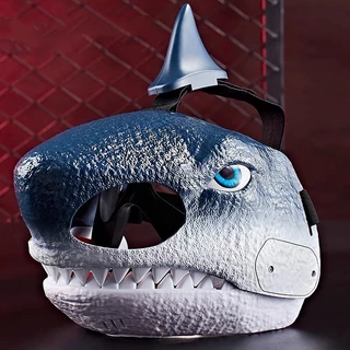 หน้ากากหัวไดโนเสาร์ 🦕 สัตร์หัวหน้ากากคอสเพลย์ อ้าปากตามคนใส่ได้ ทีเร็ก ไดโนเสาร์ มีเสียง มีไฟ SD0072