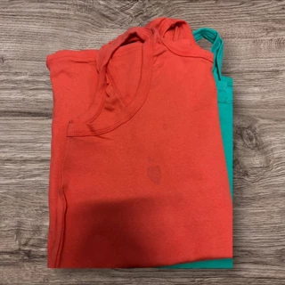 สินค้ามีตำหนิ มือ1 มีรอยเปื้อนเล็กน้อยสำหรับคนที่รับได้ เสื้อกล้ามจัมโบ้XXL-XXXL เต็มตัว (ผ้าคอตตอน)
