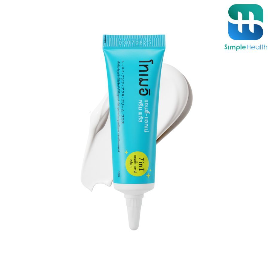 Simplecare เจลแต้มสิว แอนตี้ แอคเน่ ครีม Anti Acne Cream ลดรอยแผล ซึมไว เนื้อบางเบา สูตร 7-in-1 9 กรัม