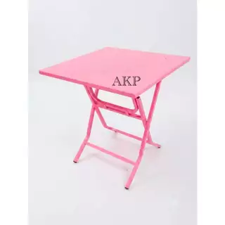 โต๊ะพับเหล็กขาเหลี่ยม โต๊ะลานเบียร์ มีหลายสี