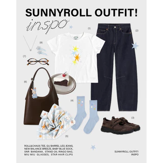 sunnyroll - Roll & Chaos tee เสื้อทรง Baby tee