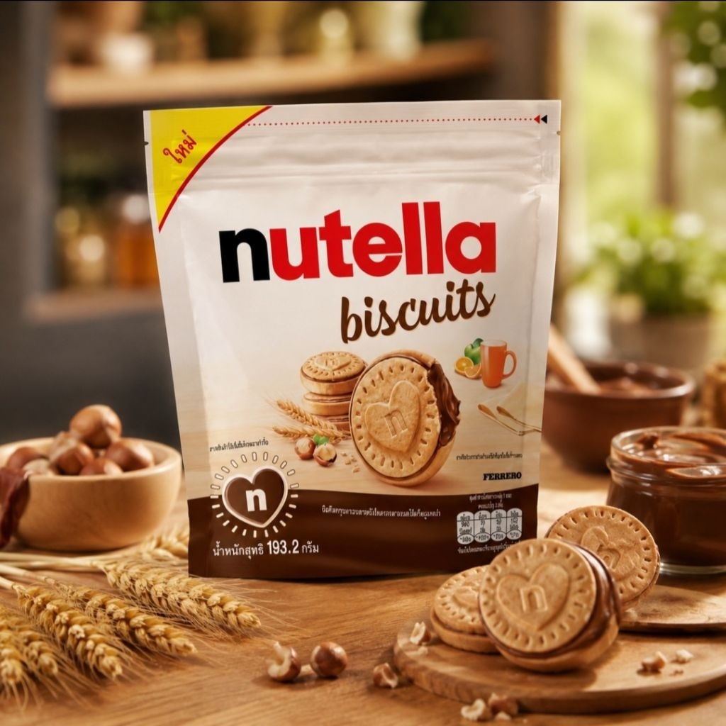 Nutella biscuits นูเทลล่า บิสกิต
