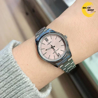 CASIO นาฬิกาผู้หญิง รุ่น LTP-V005D วัสดุสเตนเลสสตีล สีเงิน คาสิโอ