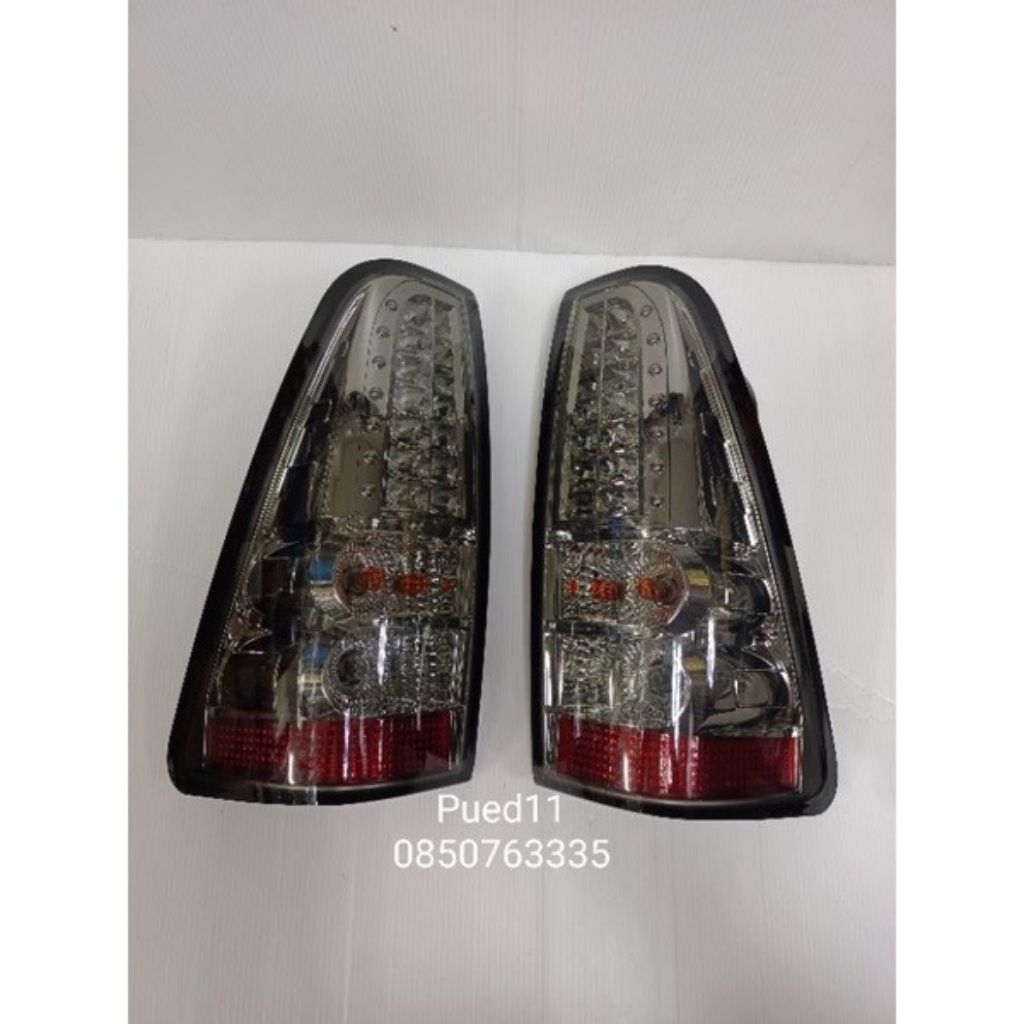 DEPO ไฟท้าย ไฟท้ายแต่ง LED ISUZU D-MAX DMAX 2006 2007 2008 2009 2010 2011 Smoke สโมก LED
