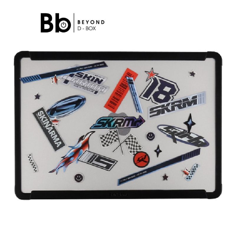 เคส Skinarma MacBook Air 13 inch (M2/M3/M4/M5) Henko Frost/Black Frame by BB Beyond D-Box