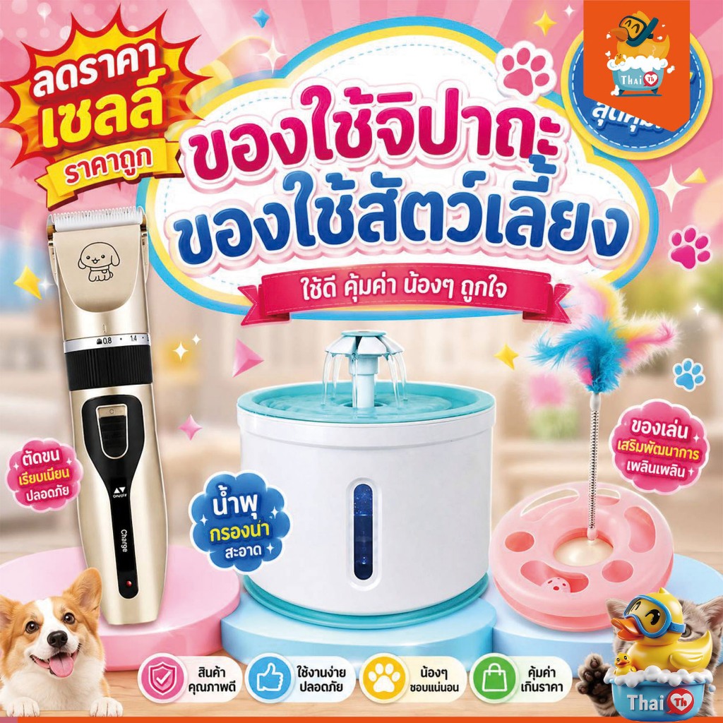 Thai.th ของเซลล์ราคาถูก ของใช้ ลดราคาพิเศษ คละสี Sale 001