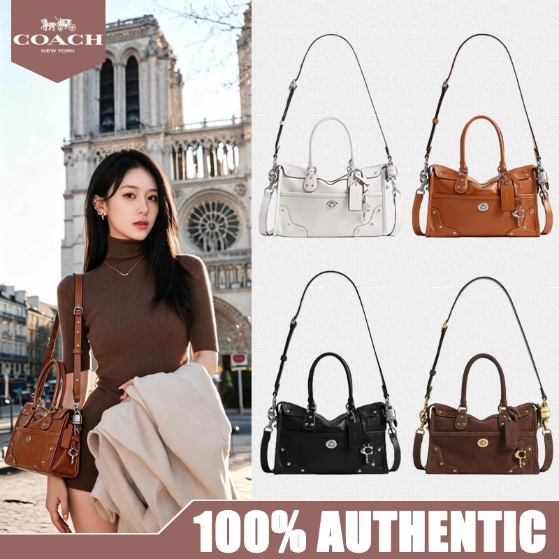 ของแท้ 100% COACH Rhyder 24 ‌‌handbag กระเป๋าถือสะพายข้างสำหรับผู้หญิง ดีไซน์เก๋