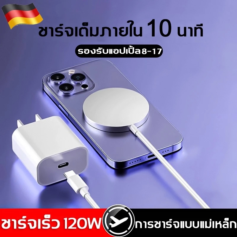 【ส่งจากไทย】ที่ชาร์จไร้สาย 20W แท่นชาร์จไร้สา หัวชาร์จมือถือ Wireless Fast Charge