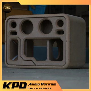 ตู้ลำโพง บลูทูธ DIY งานดิบ ตู้โค้ง กระแทกข้าง 4.5นิ้ว MDF12มม (K45102)