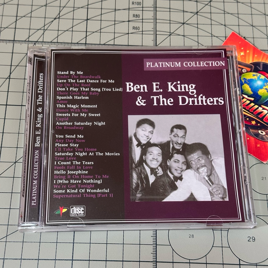 CD Audio ซีดีเพลง  PLATINUM COLLECTION BEN E. KING & THE DRIFTERS