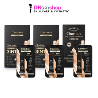 ชาร์ลอต รองพื้น (แบบกล่อง) พรีเมี่ยม ลอง-ลาสติ้งฟาวเดชั่น/CHARLOTTE PREMIUM LONG-LASTING FOUNDATION (มี 3 เบอร์ให้เลือก)