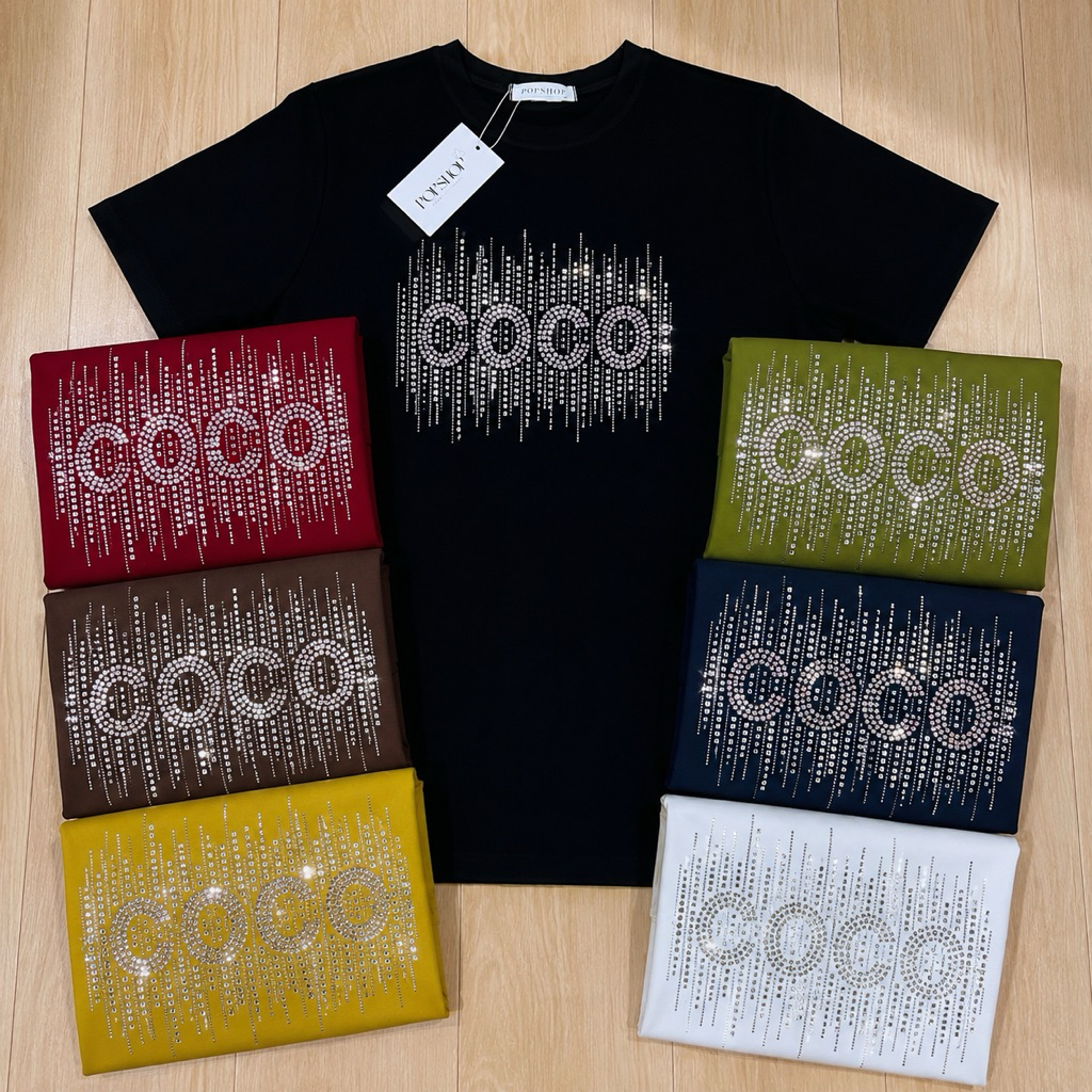 เสื้อยืดป้ายPOPSHOP รุ่น COCO มี3ไซส์