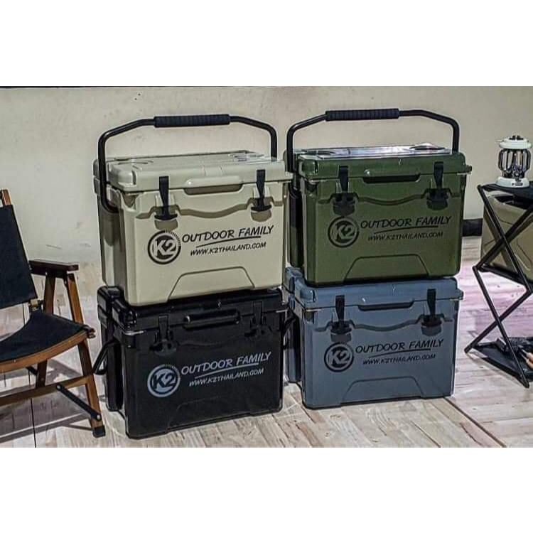 K2 Cooler Box Multifunction 22L กระติก เก็บความเย็น K2 ขนาด 22 ลิตร by Jeep Camping