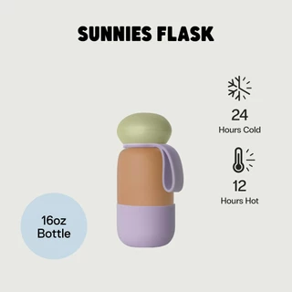 Sunnies Flask 16oz Bottle (Ready Made กระบอกน้ำขนาด 16 ออนซ์)