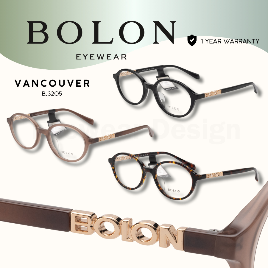 แว่นสายตา BOLON BJ3205 รุ่น VANCOUVER ของแท้ 100% พร้อมอุปกรณ์