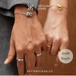 BUTTERFLIESN.CO แหวนพระศิวะหมุนได้ พระจันทร์เสี้ยว ॐ กันน้ำ ไม่ลอก 2026 ผ่านพิธีแท้ เสริมมงคลการงาน ความรัก