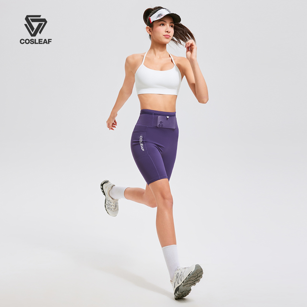 Cosleaf Compression Shorts กางเกงวิ่งรัดรูปสำหรับผู้หญิง มีช