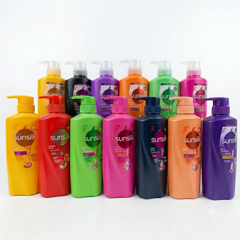 Sunsilk ซันซิล แชมพู325มล. ครีมนวด300มล.ยาสระผม ครีมนวดผม