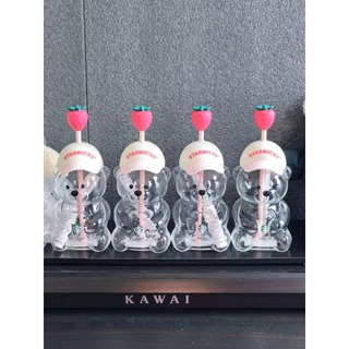 ✨🩷🩷PINK DRINK Bearista Cold Cup 20 oz + 🩵Molly🩵Pop Mart Collection🌟Starbucks🌟สินค้าใหม่แท้100%🌟พร้อมส่ง✨