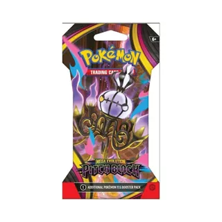 (พร้อมส่ง) POKEMON TCG MEGA EVOLUTION PITCH BLACK 1 SLEEVED (ENG) (การ์ดโปเกม่อน)