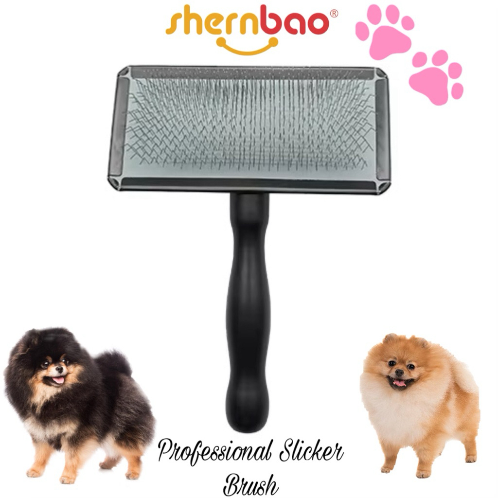 Slicker brush (Shernbao)แปรงลวดสำหรับขนสุนัขและแมว