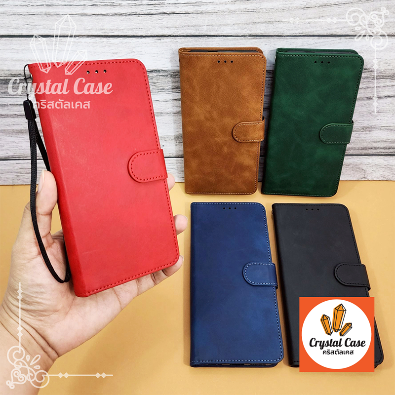 ส่งเร็ว เคสหนังเปิด-ปิด ออปโป้ A6(5G) A6X A6S A6C A6T A6proตั้งได้ เคสฝาพับ มีช่องใส่การ์ด ฝาปิดแม่เหล็ก