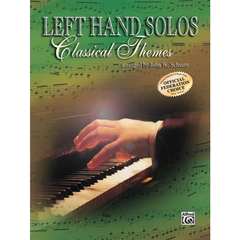 (Piano) Left-Hand Solos, Book 1 (for left hand alone) Classical Themes (EL9741A)