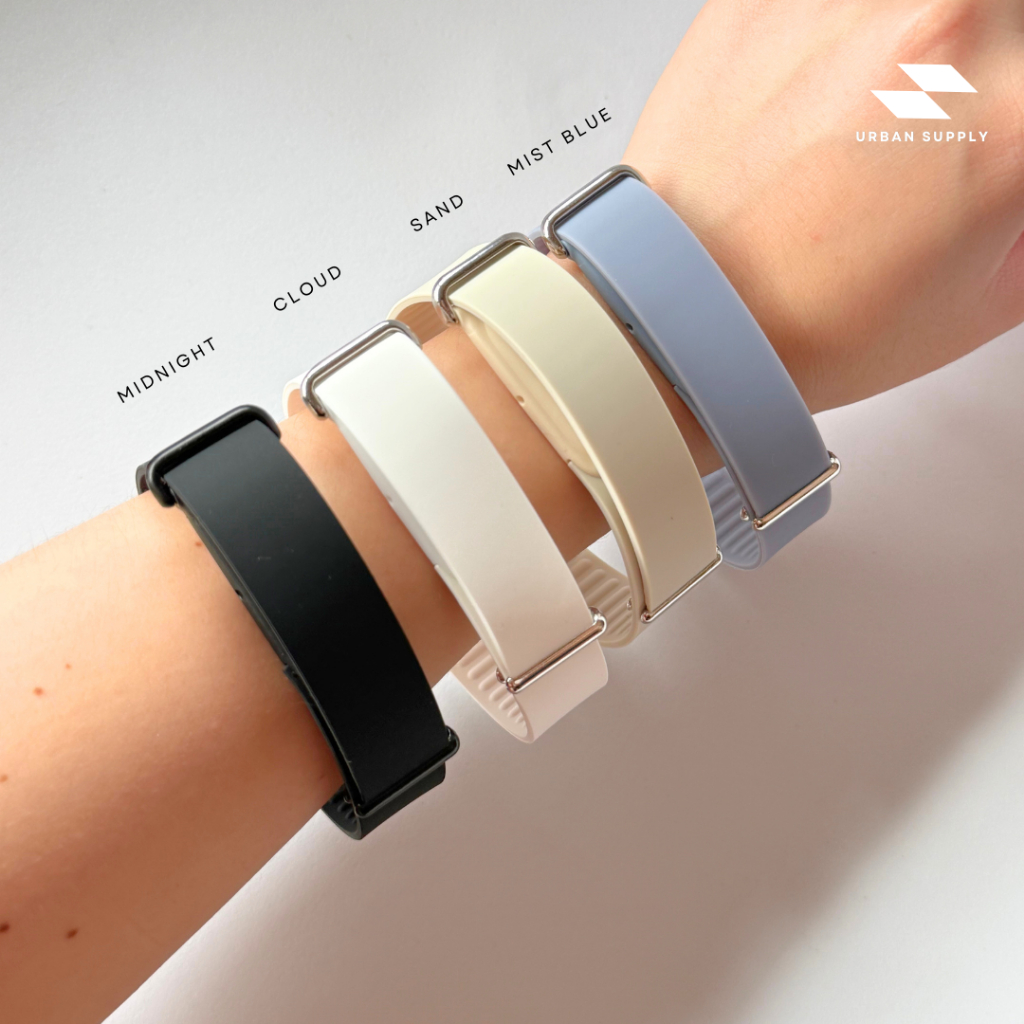 Google Fitbit Air Strap | สายซิลิโคนพรีเมียม น้ำหนักเบา ใส่สบายตลอดวัน (สายเทียบ)