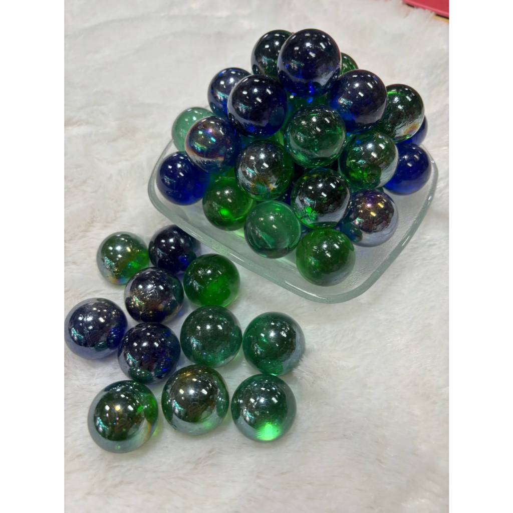 [พร้อม ส่ง/ในไทย] ลูกแก้วใสขนาดใหญ่ 25mm. ลูกแก้วตกแต่ง ของเล่นย้อนวัย