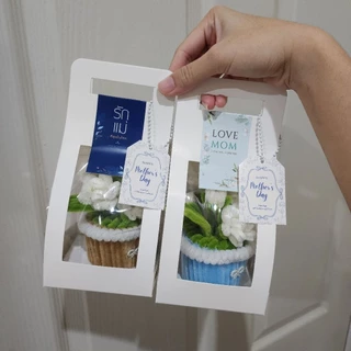 ❗️พร้อมส่ง+ส่งด่วน❗️พร้อมแพคเกจ+การ์ดวันแม่ กระถางดอกมะลิ ดอกมะลิวันแม่ ของขวัญวันแม่