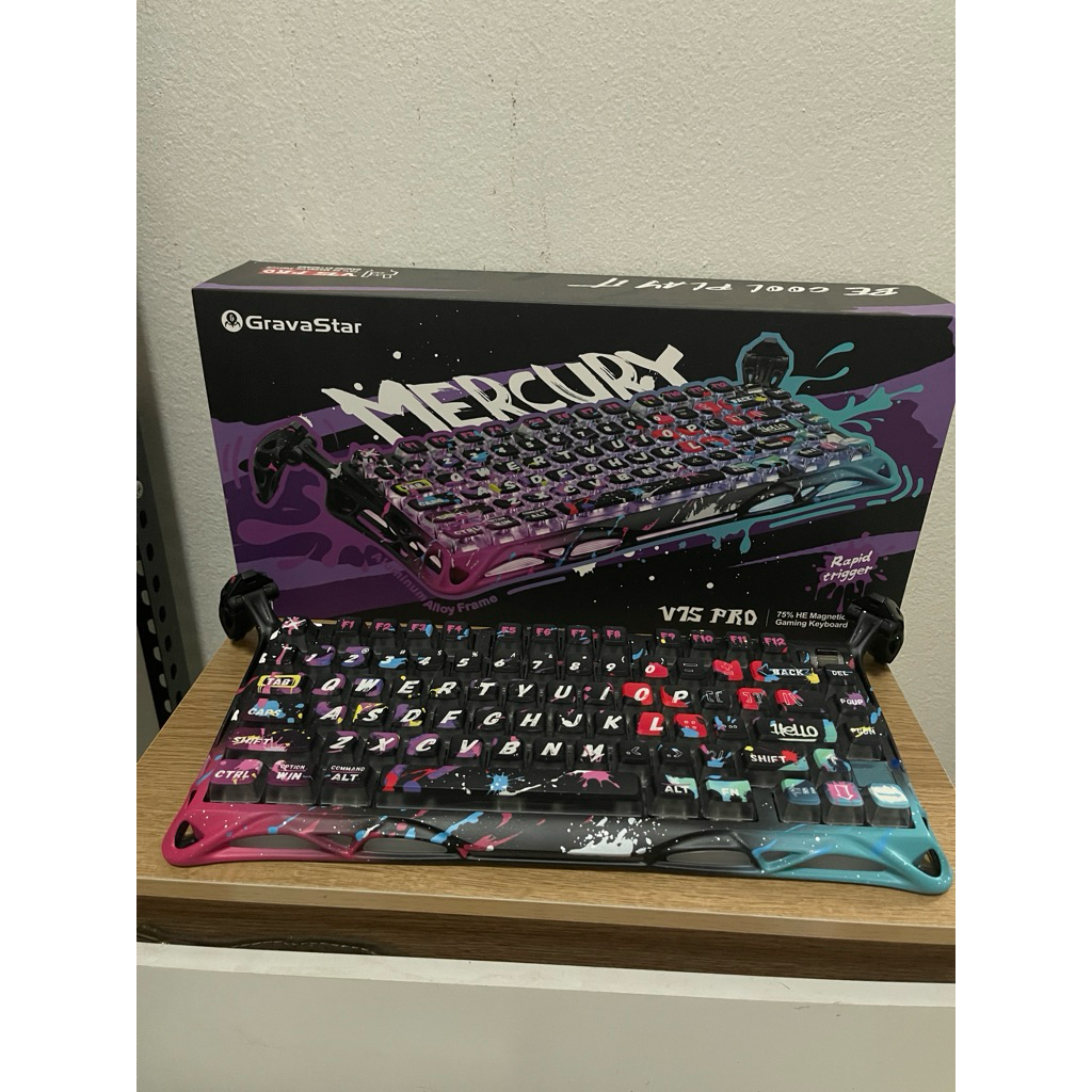 Gravastar Mercury V75 Pro คีย์บอร์ดเกมมิ่งแบบมีสาย