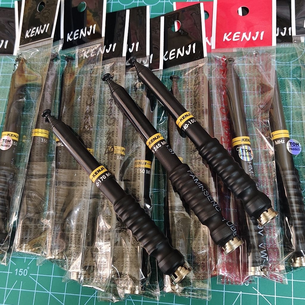 #เสาสไลด์10ท่อนสั้นสีดำKENJI140,150,160,170,245