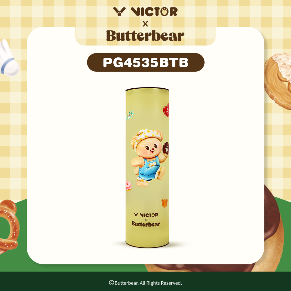 VICTOR X Butterbear Shuttlecock Storage Tube รุ่น PG4535TB
