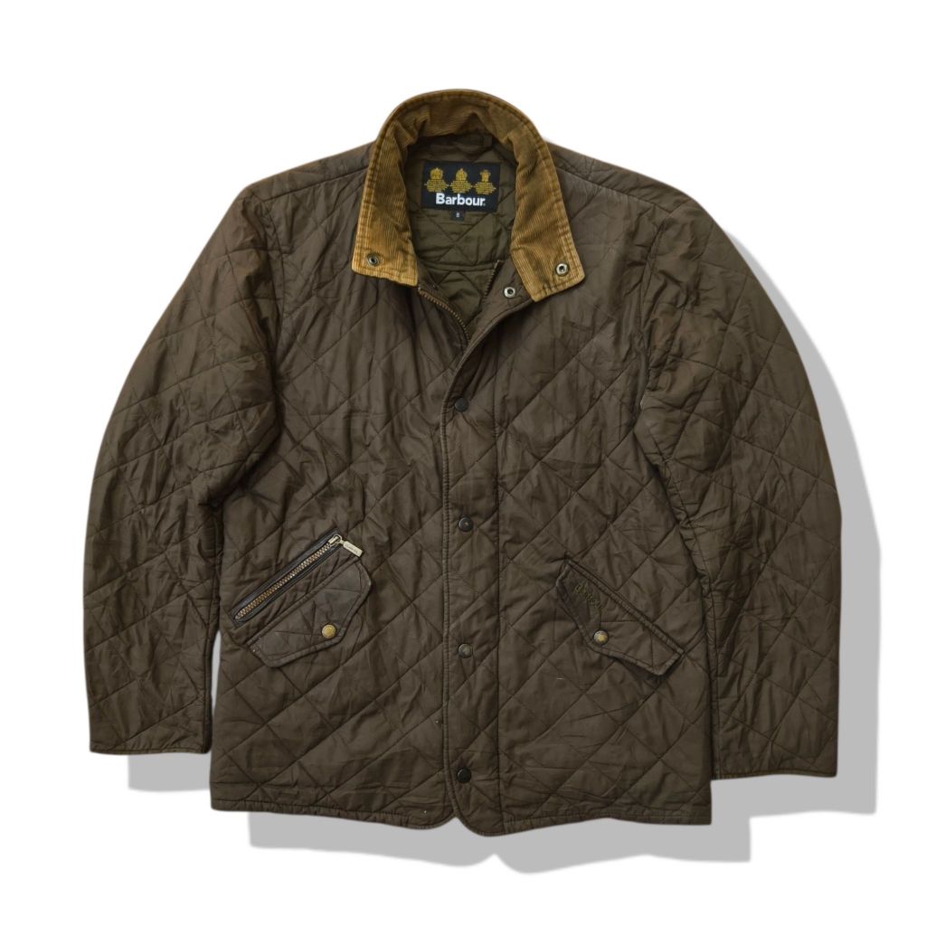 Barbour Chelsea Sportsquilt Motorcycle Jacket(S) มือสอง รอบอก 44