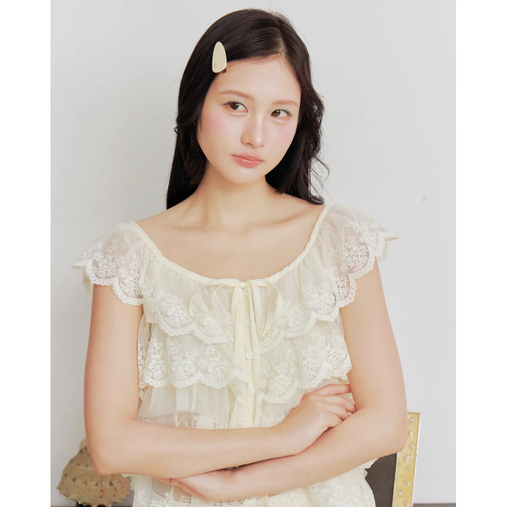 My sis Ruffile Bloom Top