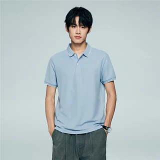 GIORDANO (Online Exclusive) เสื้อโปโลผู้ชาย Men's Ice Cooling Contrast Polo 13016022
