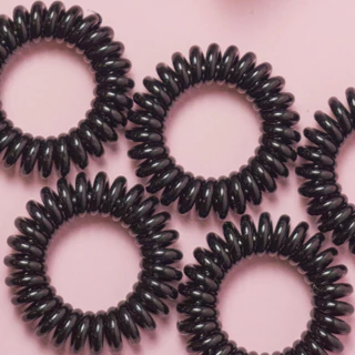 invisibobble ยางรัดผม ผมหนา ผมไม่เป็นรอย รุ่น Power สี True Black (1 กล่องบรรจุ 5 ชิ้น)