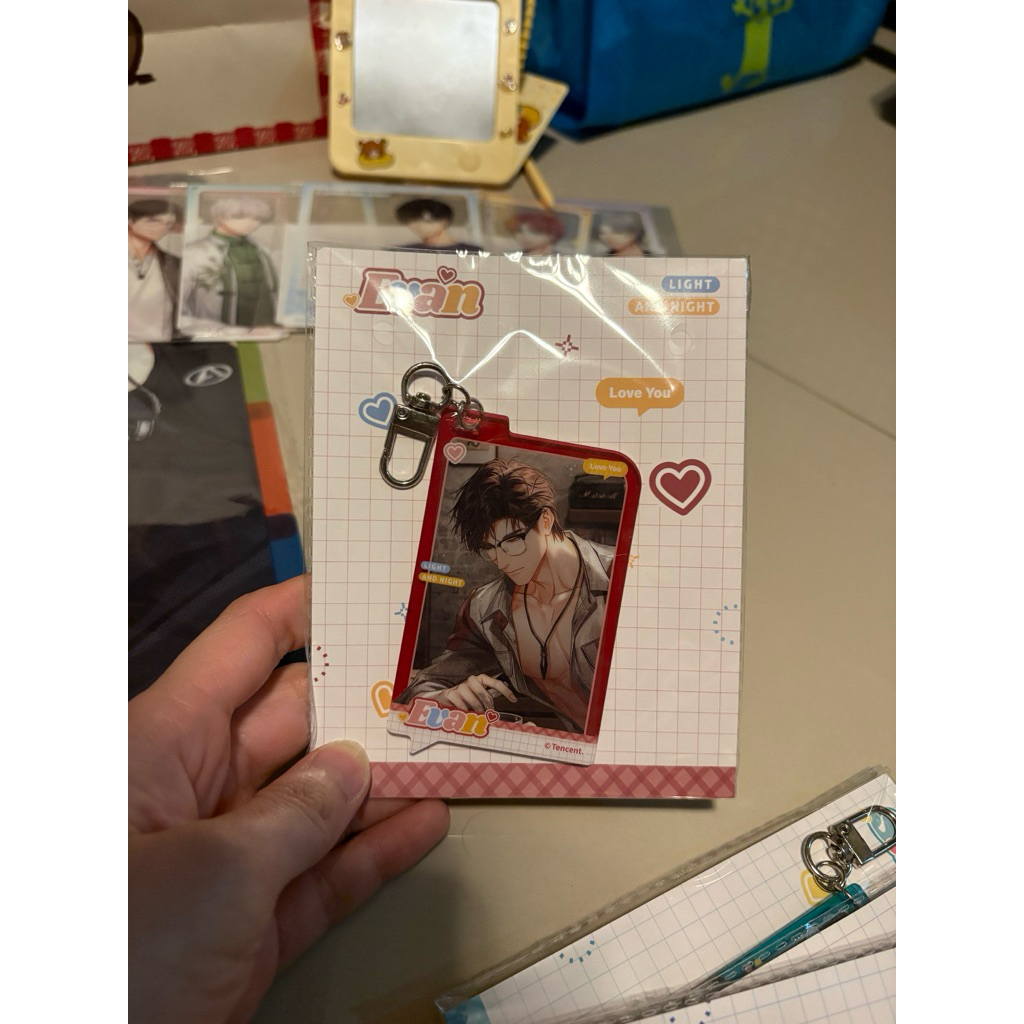Goods เกม Light and Night เซียวอี้, ฉีซือหลี่, จาหลี่ซู, ลู่เฉิน, หมิงซิงพวงกุญแจ การ์ดใส