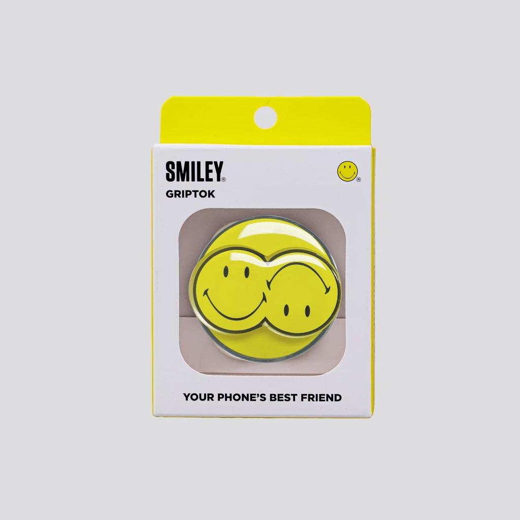 SMILEY® TWIN FACES ACRYLIC GRIPTOK