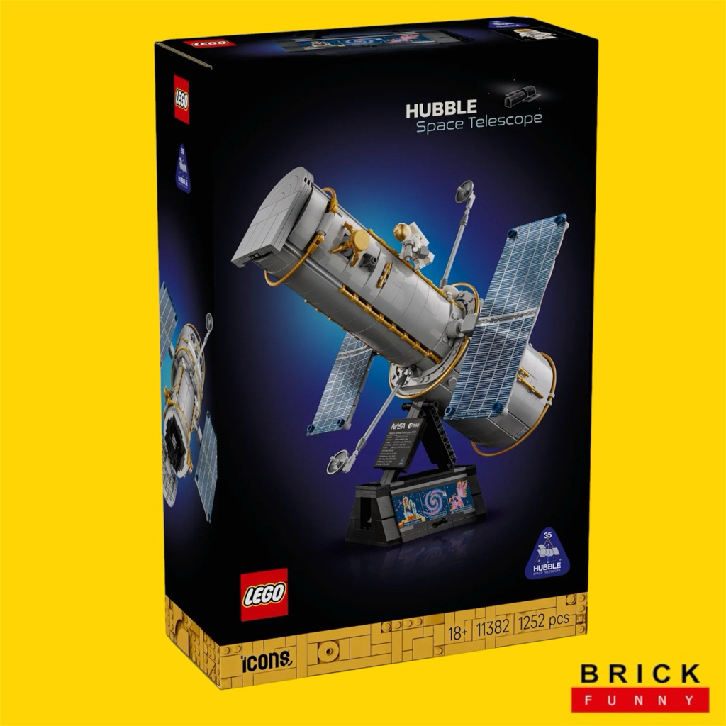 Lego Icons 11382 Hubble Space Telescope สินค้าใหม่ กล่องสวย ของแท้ 100%