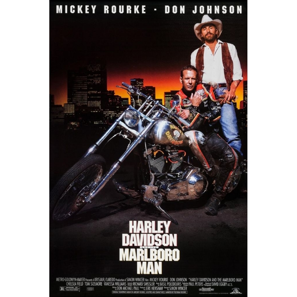 *แนะนำ DVD ปก+สกรีนแผ่น Harley Davidson and the Marlboro Man (1991) 2 ห้าวใจเหล็ก