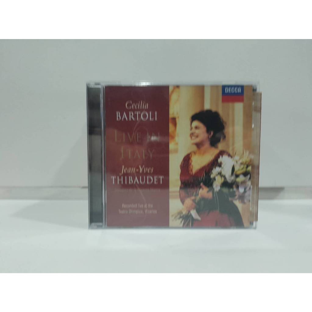 1 CD MUSIC ซีดีเพลงสากล Cecilia Bartoli - Live in Italy Decca  (K3A72)