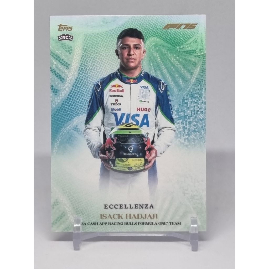 การ์ด F1 Topps Eccellenza F1 2025 Isack Hadjar (RC) Essenza Base