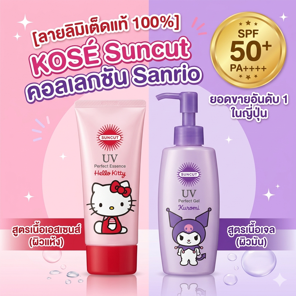 Suncut Perfect UV (ครีม กันแดด) SPF50+